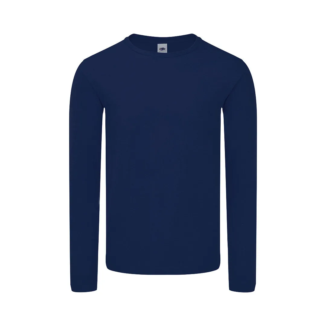 Camiseta Adulto Color Iconic Long Sleeve T Marino Oscuro