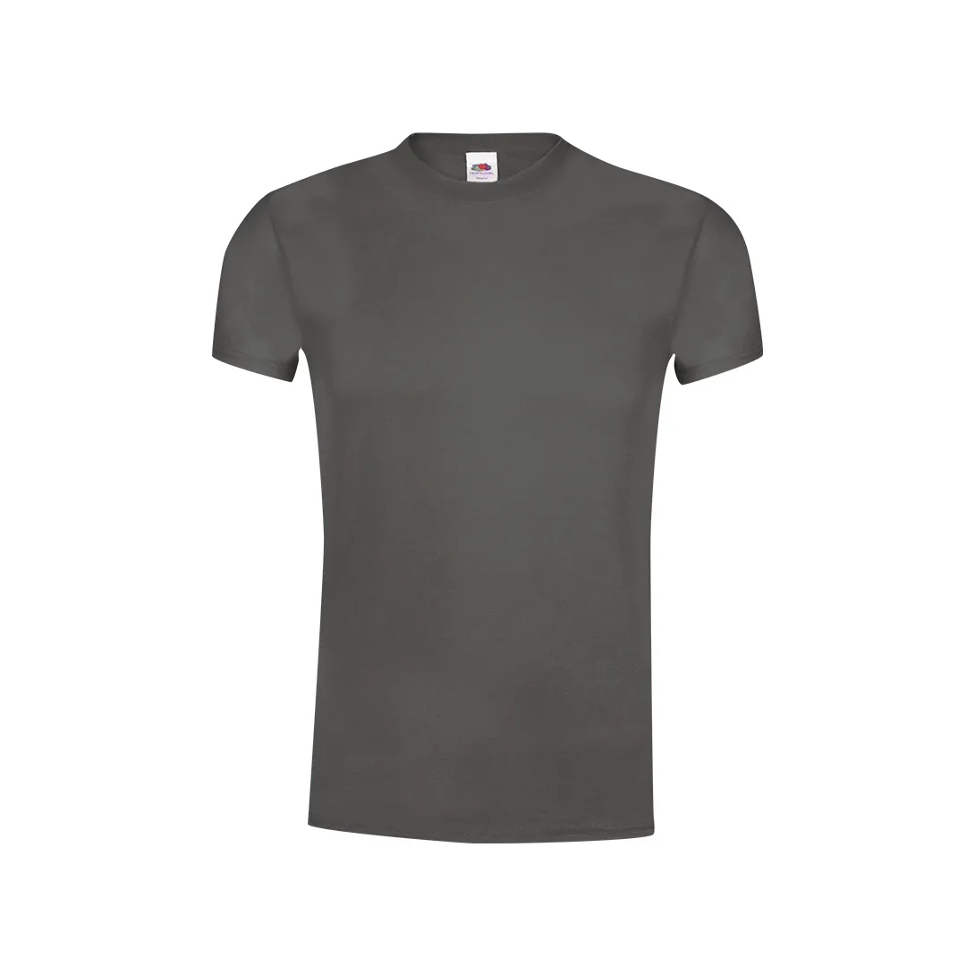Camiseta Adulto Color Original T Gris Oscuro