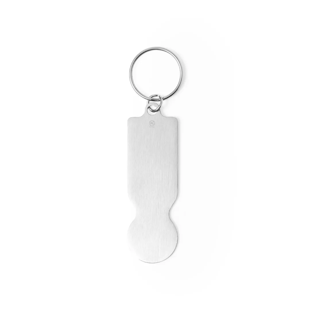 Llavero Moneda Talgun PLATEADO