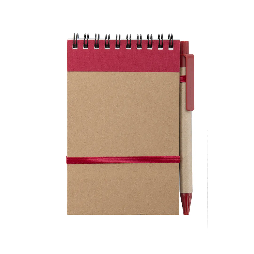 LIBRETA ECOCARD ROJO