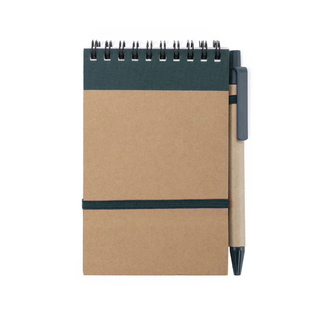 LIBRETA ECOCARD VERDE