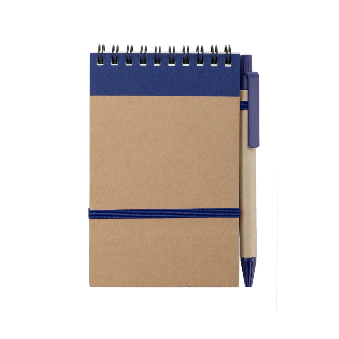 LIBRETA ECOCARD AZUL
