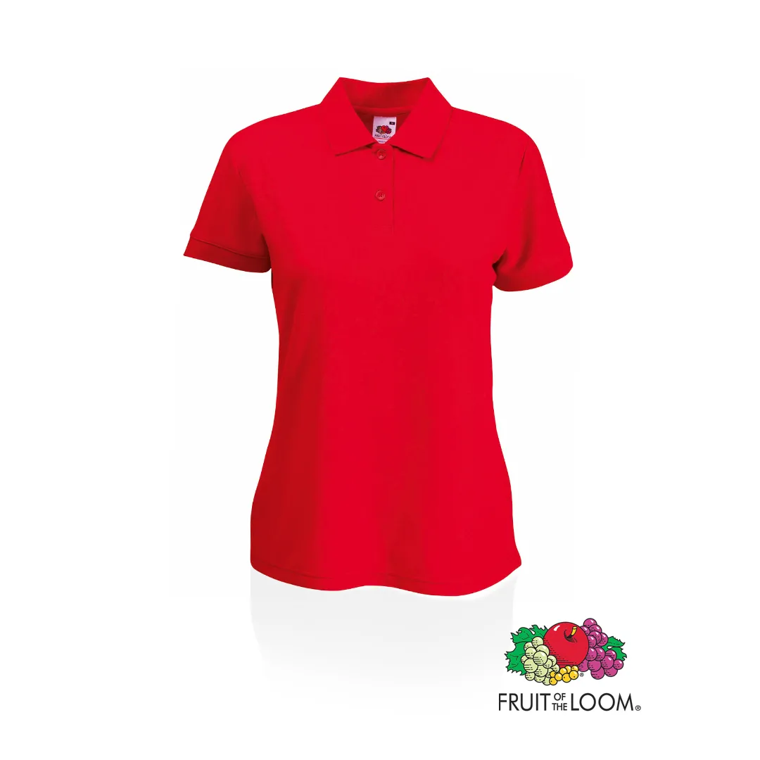POLO MUJER 65/ 35 LIQUIDACIÓN ROJO