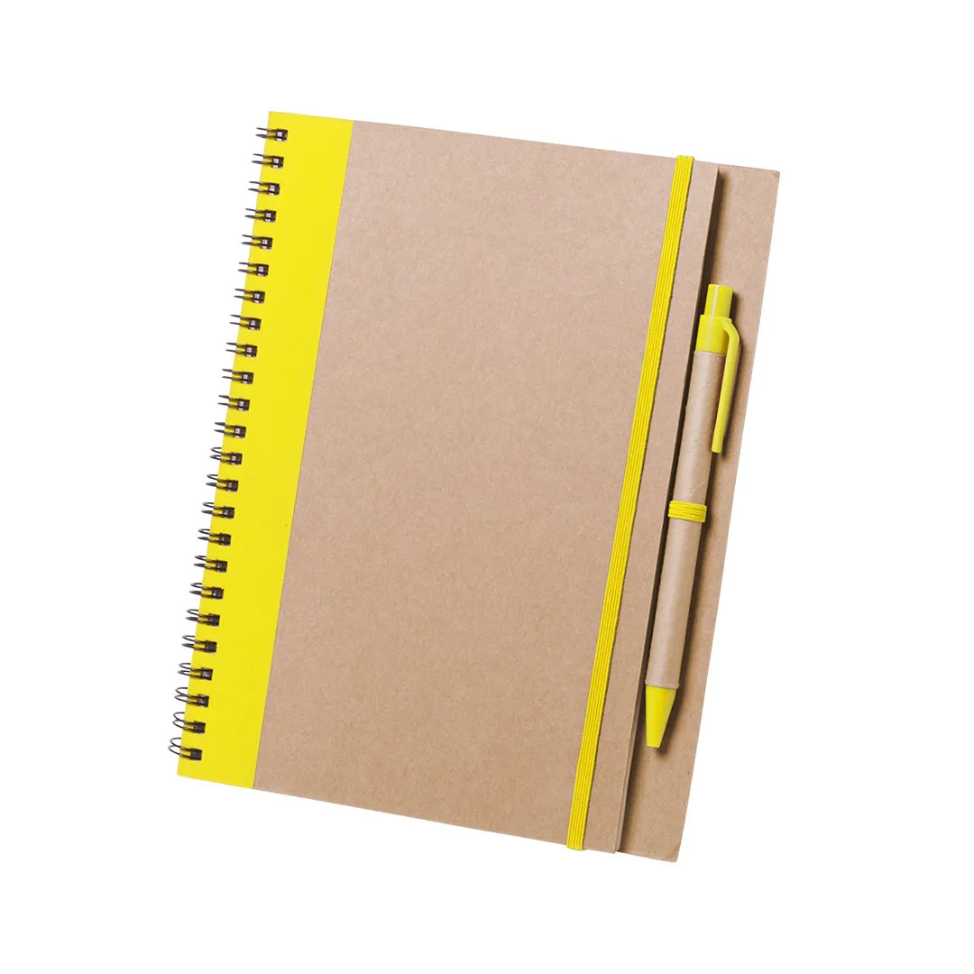 LIBRETA TUNEL AMARILLO