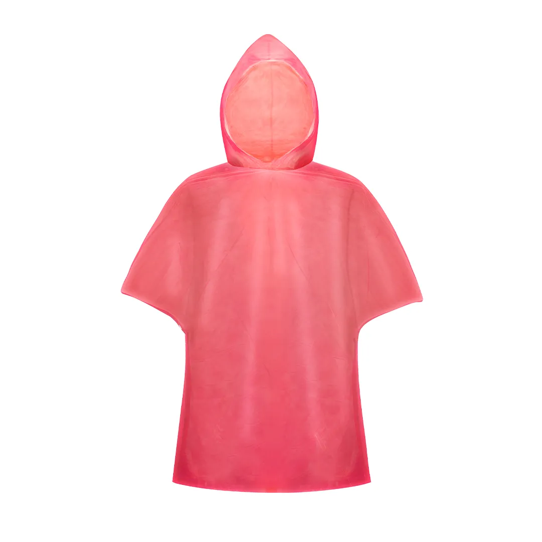 PONCHO REMO ROJO
