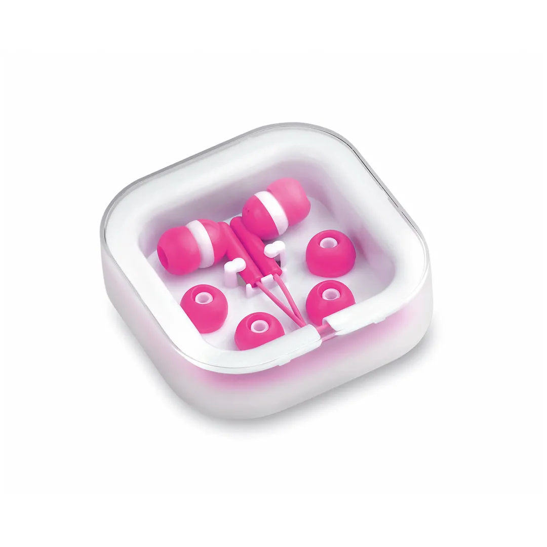 AURICULARES CORT FUCSIA