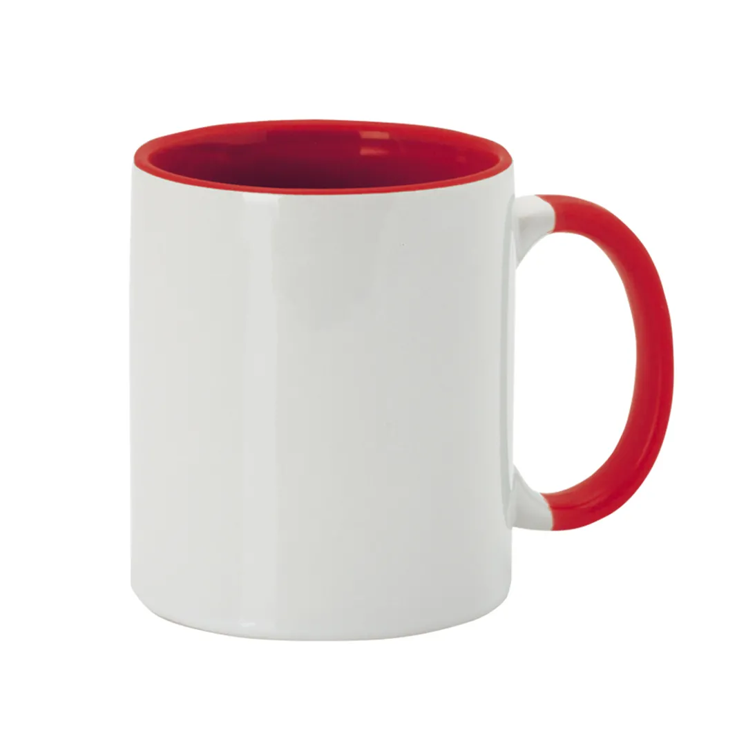 TAZA SUBLIMACIÓN HARNET ROJO