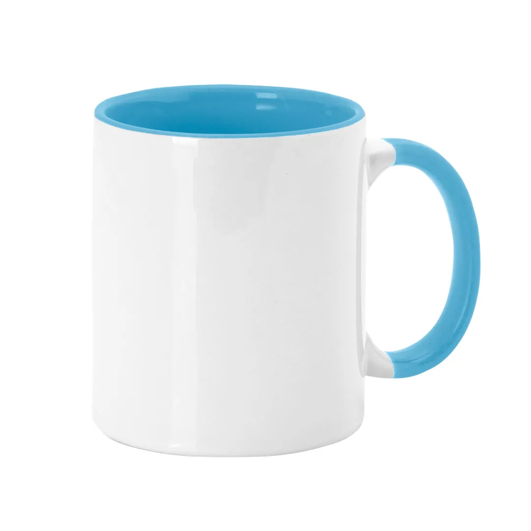 TAZA SUBLIMACIÓN HARNET AZUL CLARO
