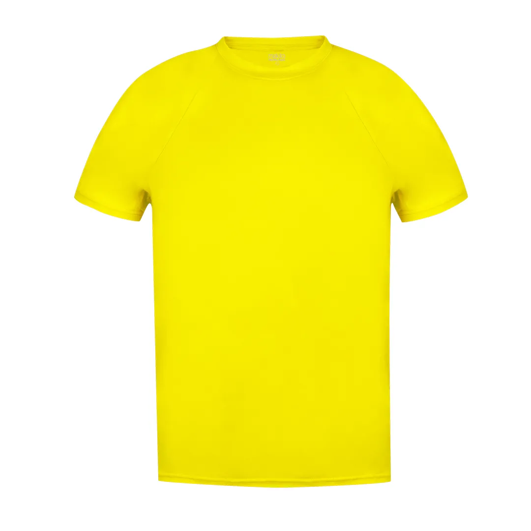 CAMISETA ADULTO TECNIC PLUS AMARILLO FLUOR