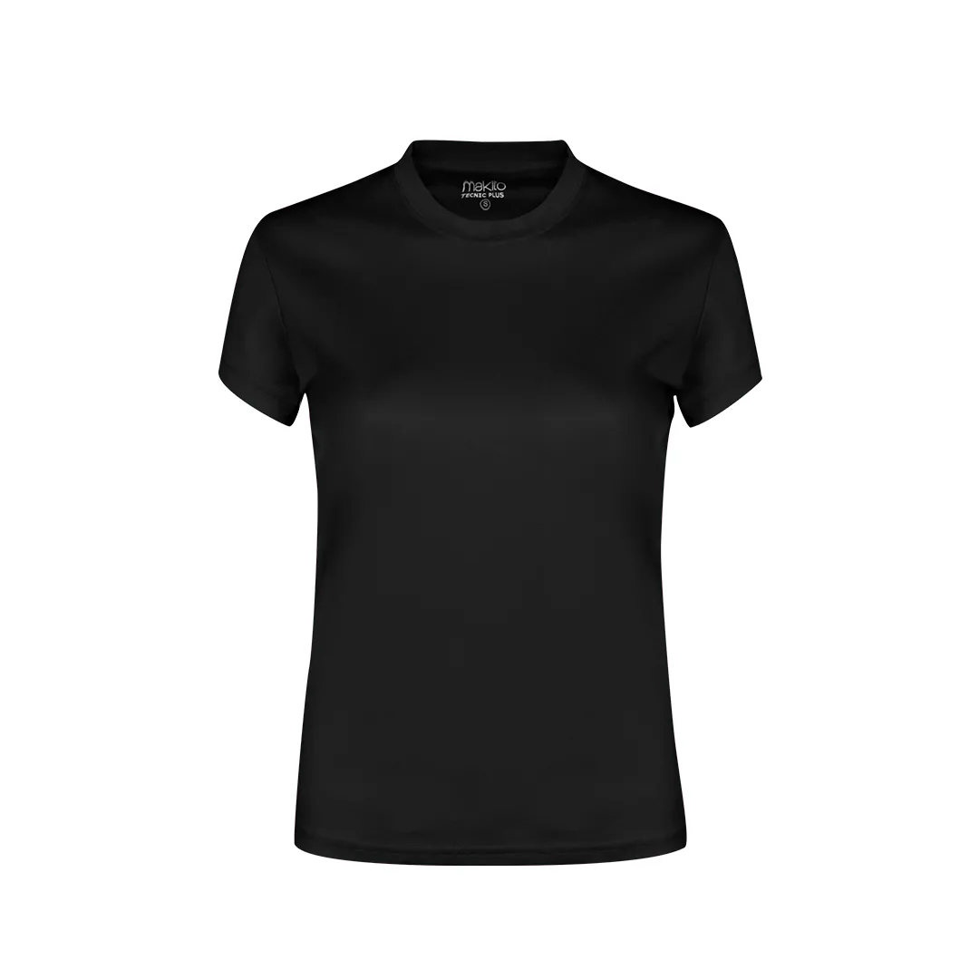 CAMISETA MUJER TECNIC PLUS NEGRO