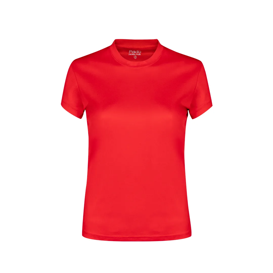 CAMISETA MUJER TECNIC PLUS ROJO