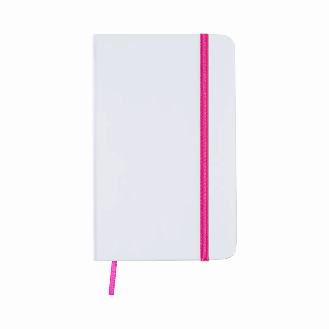 BLOC NOTAS YAKIS BLANCO/FUCSIA