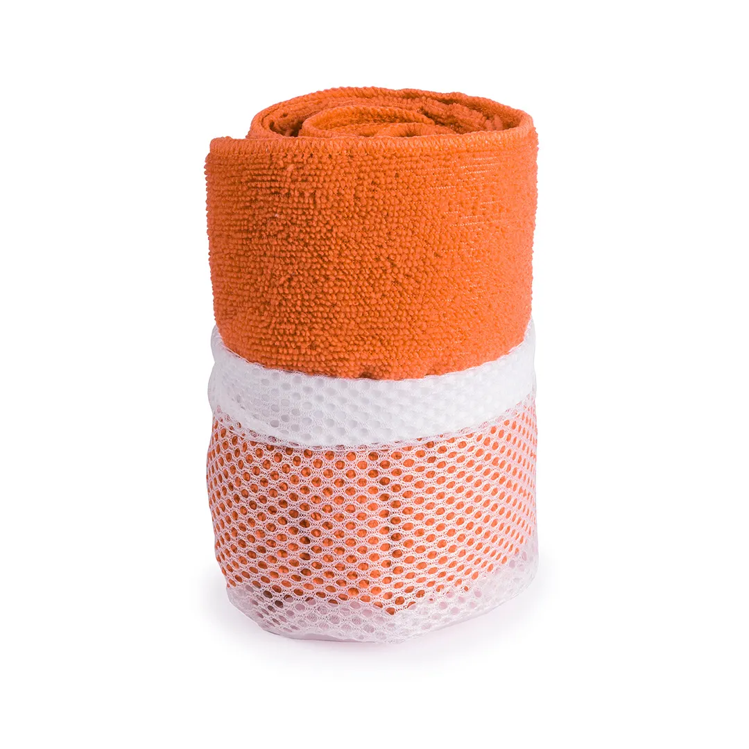 TOALLA ABSORBENTE GYMNASIO NARANJA