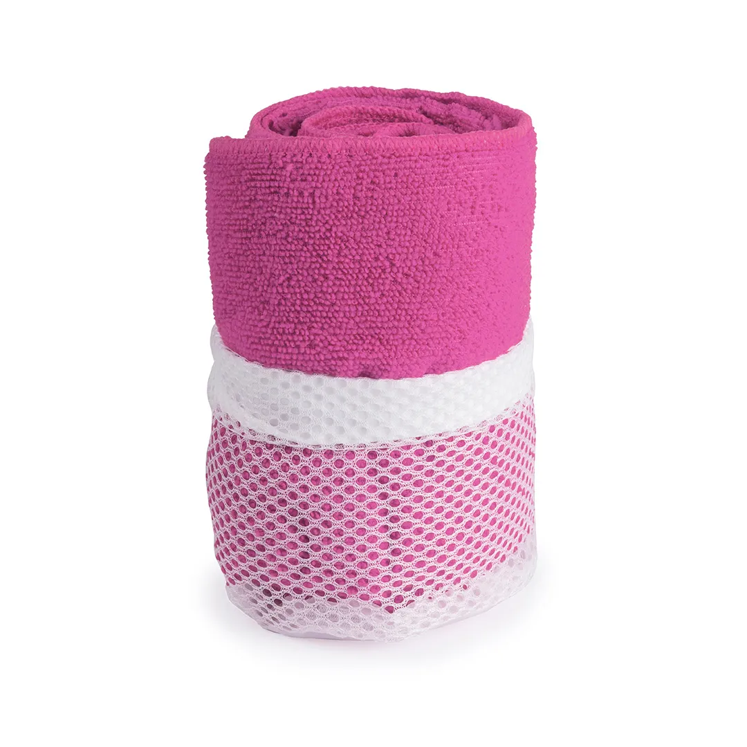 TOALLA ABSORBENTE GYMNASIO FUCSIA