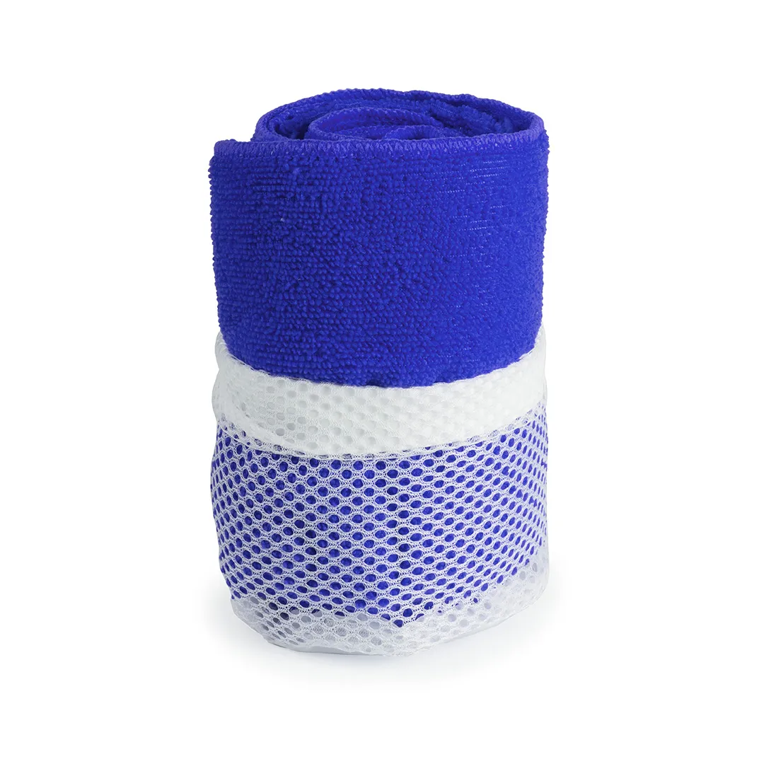 TOALLA ABSORBENTE GYMNASIO AZUL
