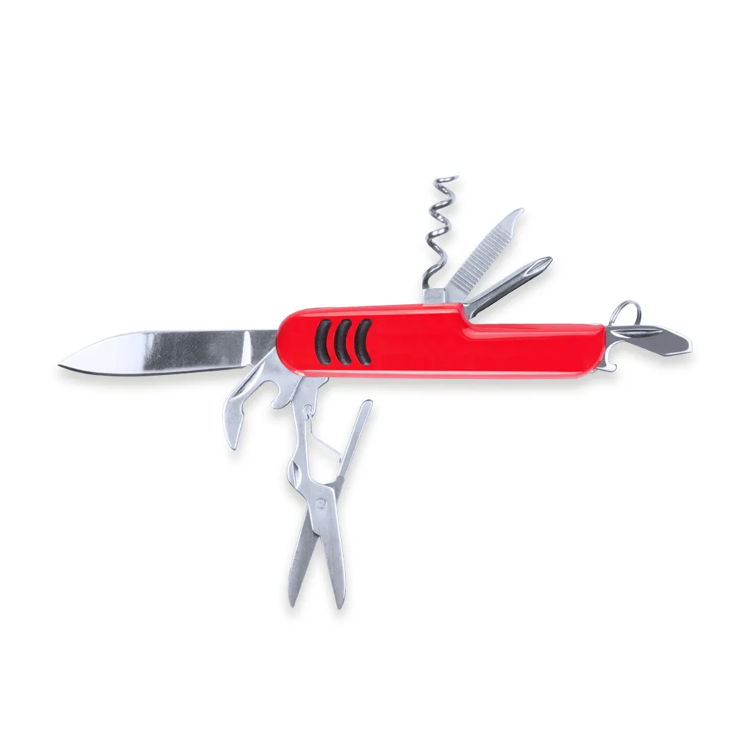 NAVAJA MULTIUSOS SHAKON ROJO