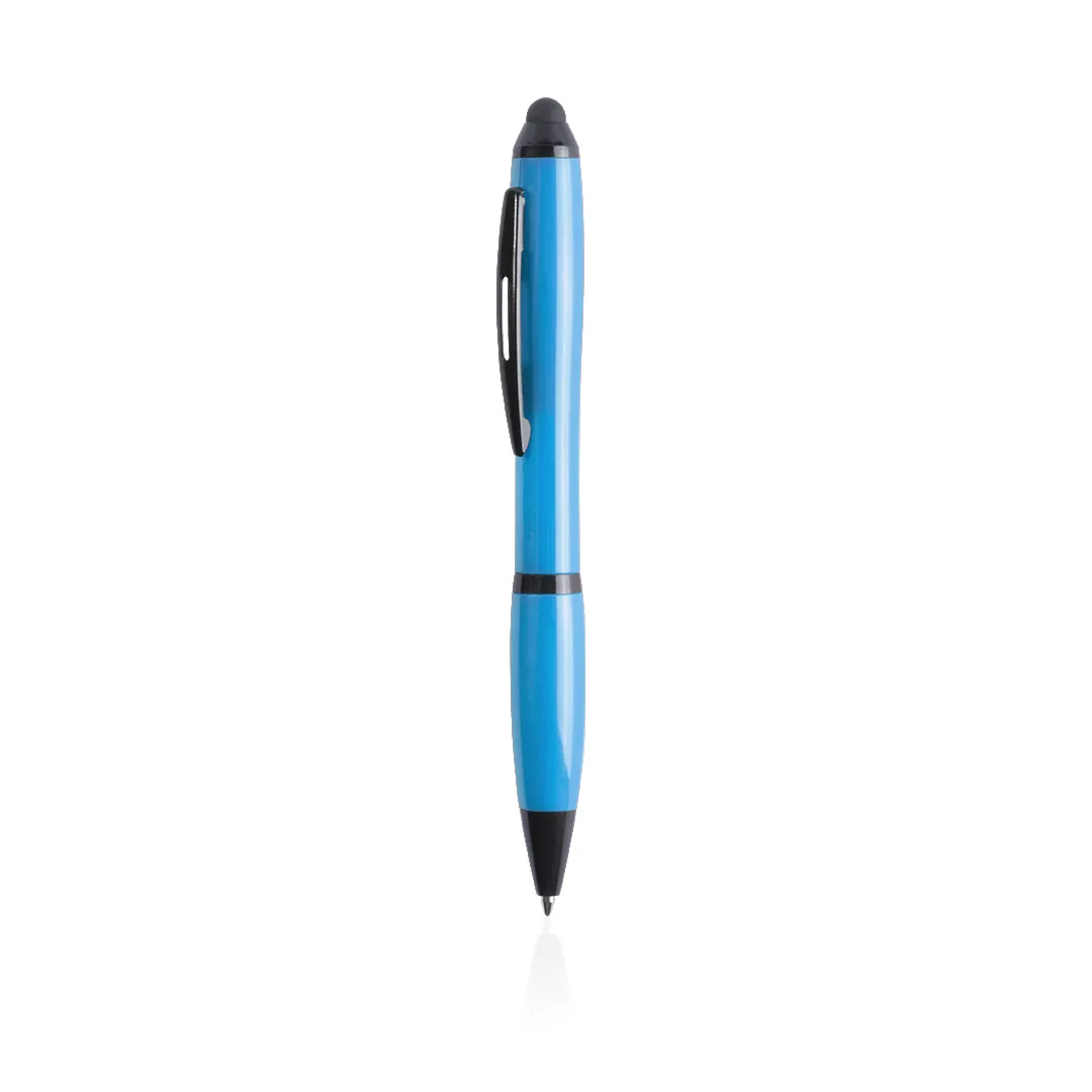 BOLÍGRAFO PUNTERO LOMBYS AZUL CLARO