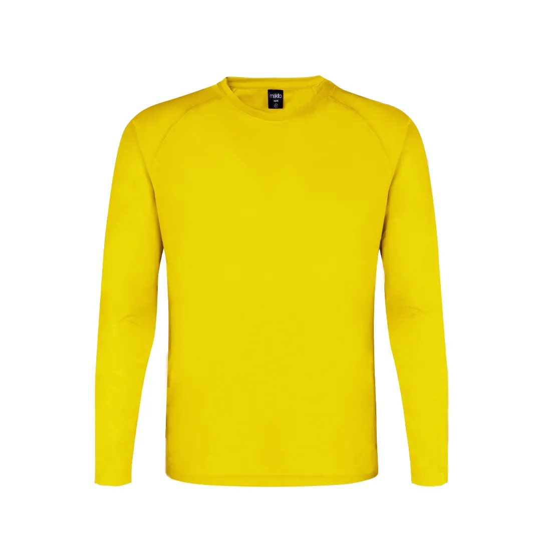 CAMISETA TECNIC MAIK AMARILLO