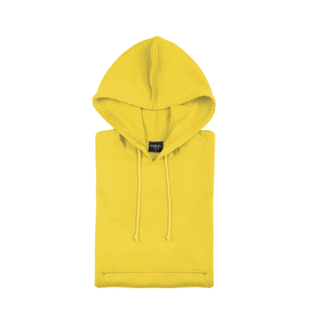 SUDADERA TÉCNICA NIÑO THEON AMARILLO