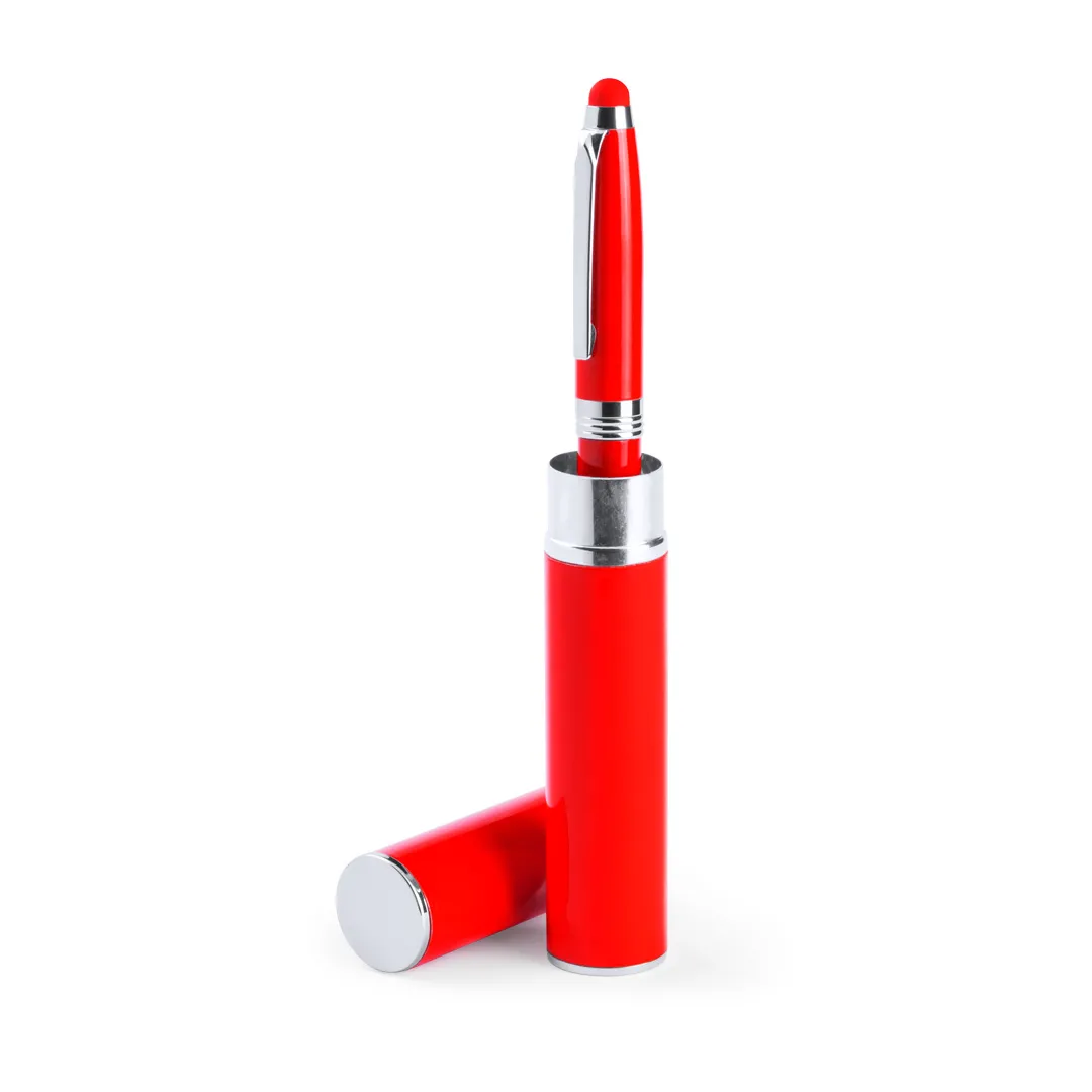 BOLÍGRAFO PUNTERO HASTEN ROJO