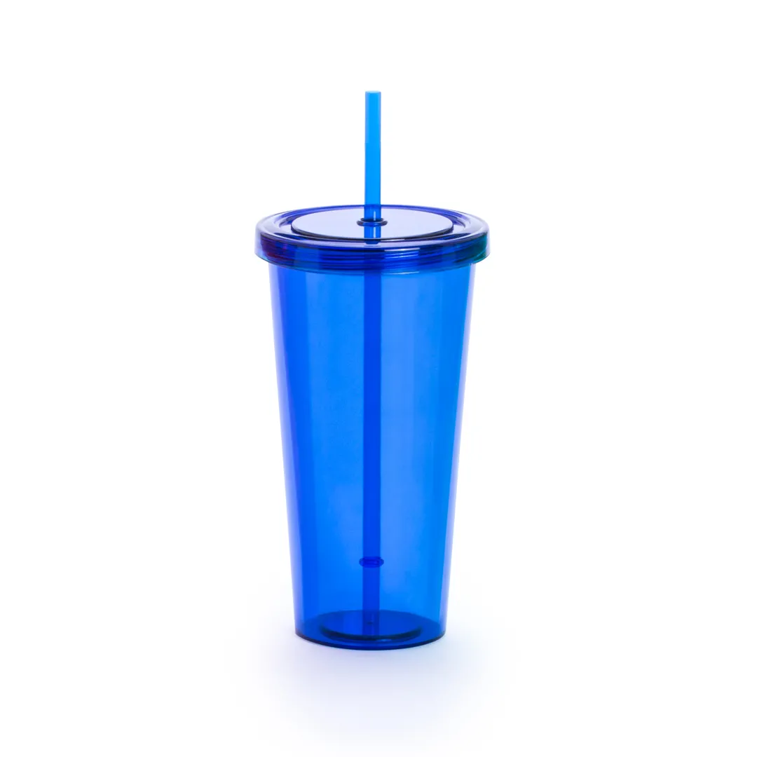 VASO TRINOX AZUL