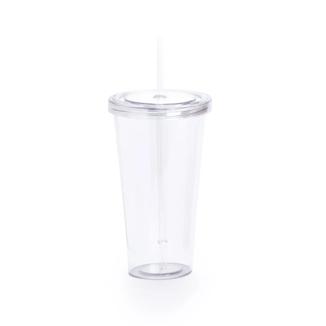 VASO TRINOX TRANSPARENTE