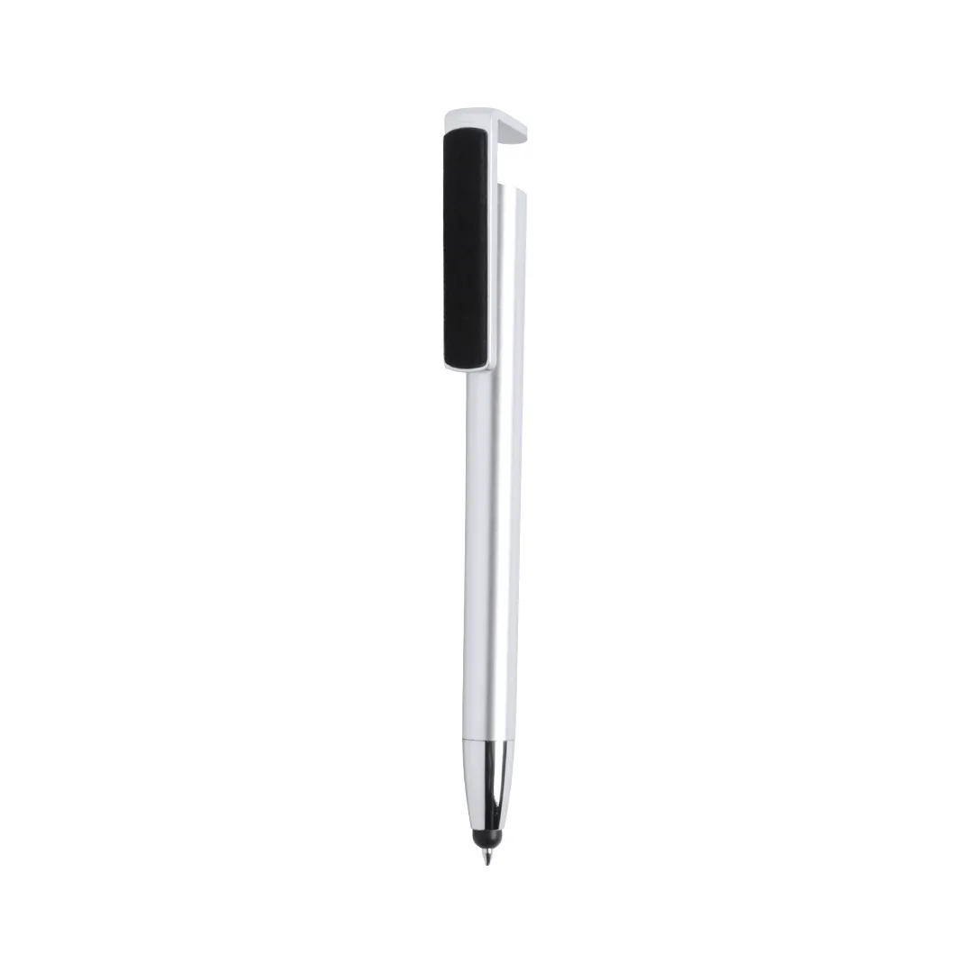 BOLÍGRAFO SOPORTE FINEX PLATEADO