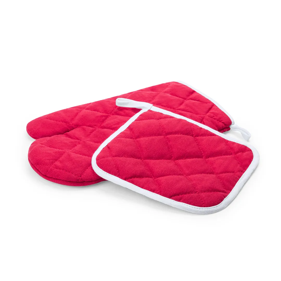 SET COCINA LESTON ROJO