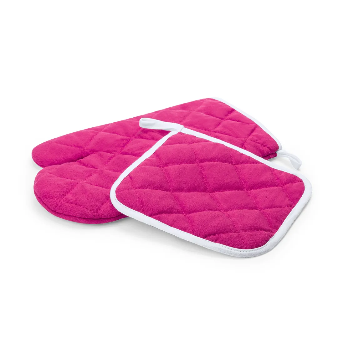 SET COCINA LESTON FUCSIA