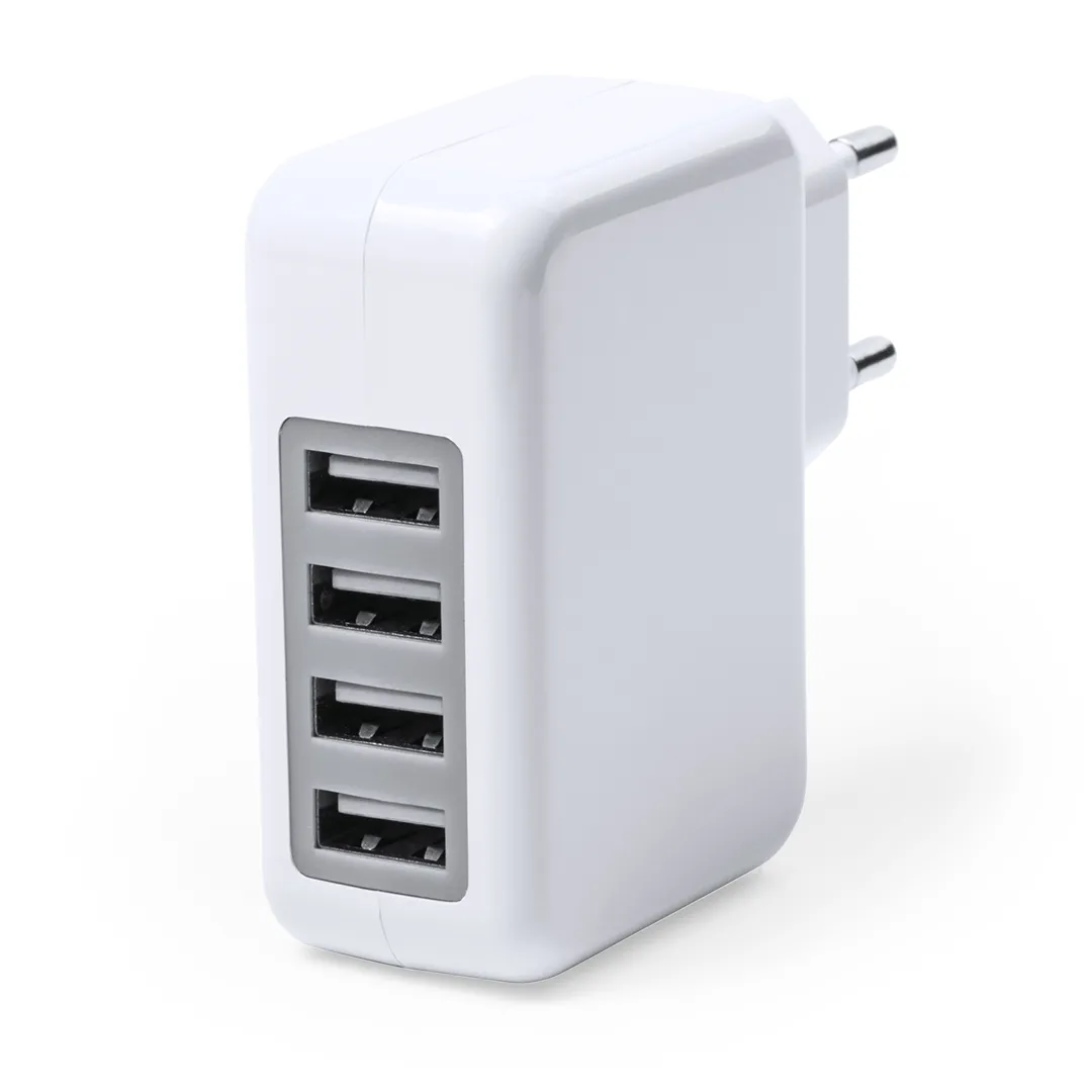 CARGADOR USB GREGOR BLANCO