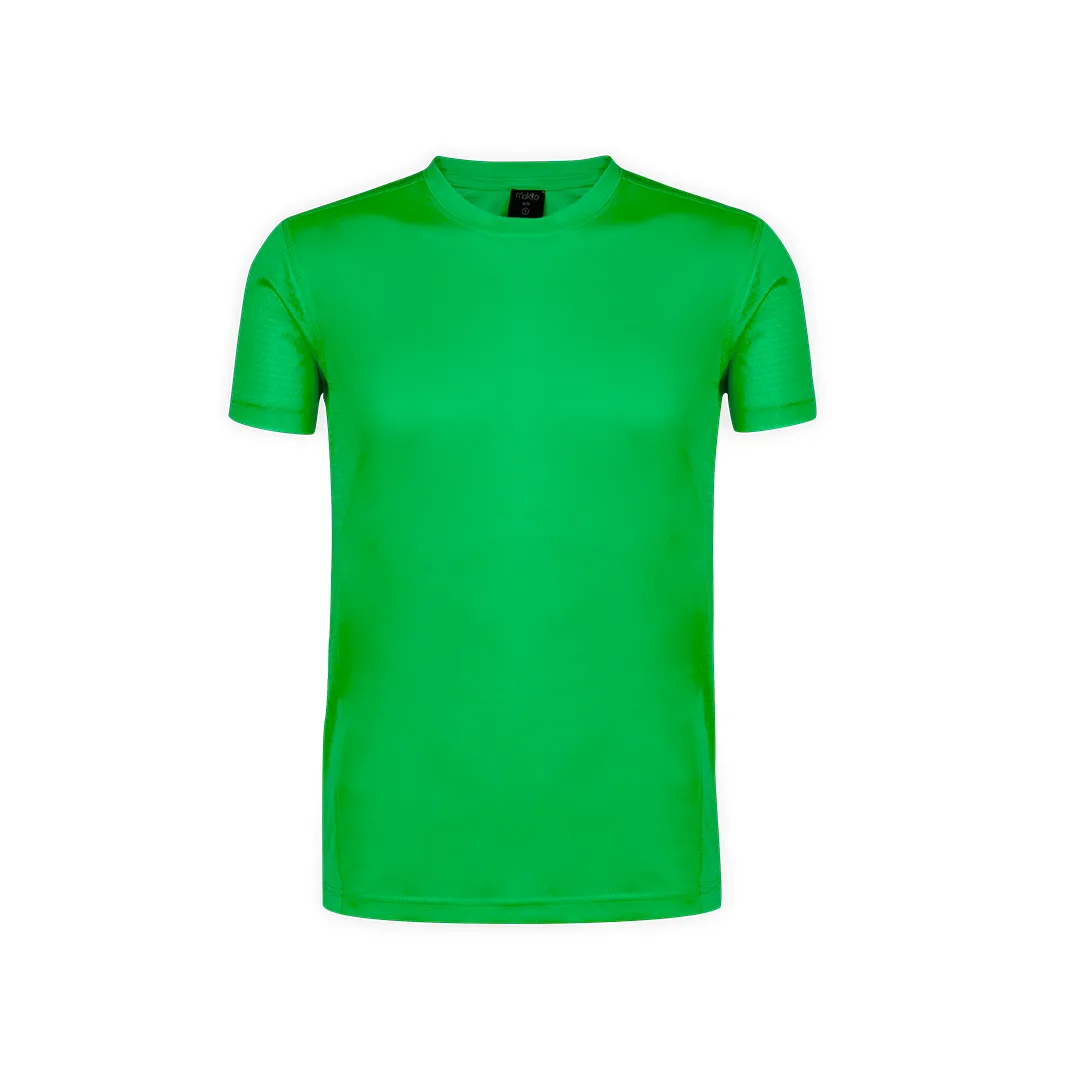 CAMISETA ADULTO TECNIC ROX -tejido panel de abeja VERDE