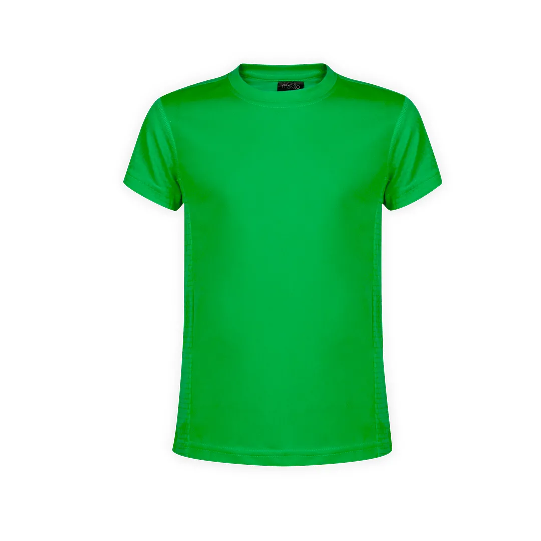 CAMISETA NIÑO TECNIC ROX nido de abeja VERDE