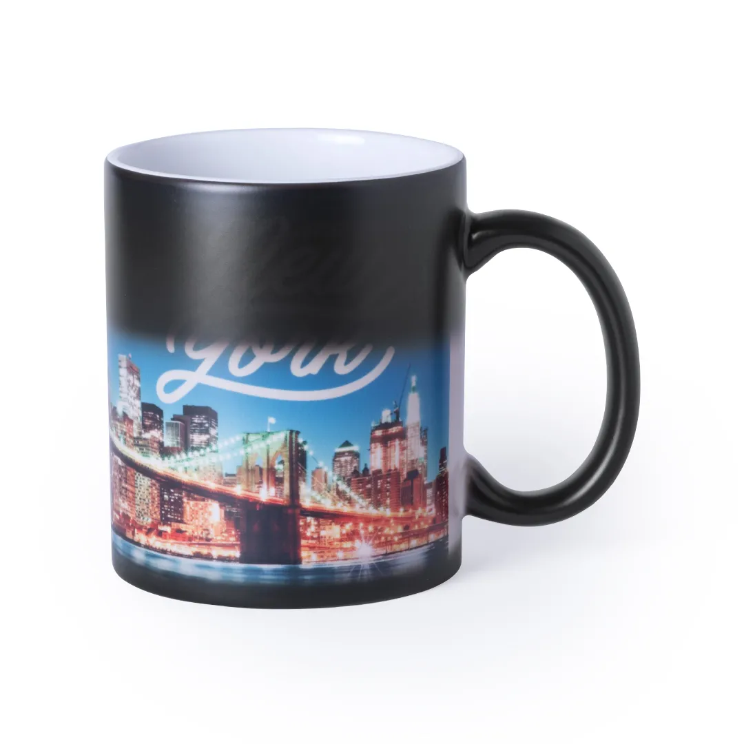 TAZA SUBLIMACION BARDOT NEGRO