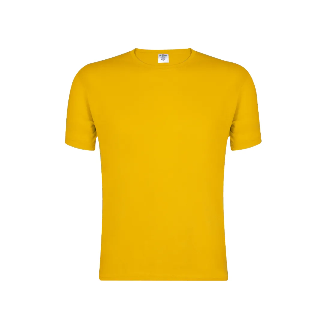 CAMISETA ADULTO COLOR -KEYA- MC150 DORADO