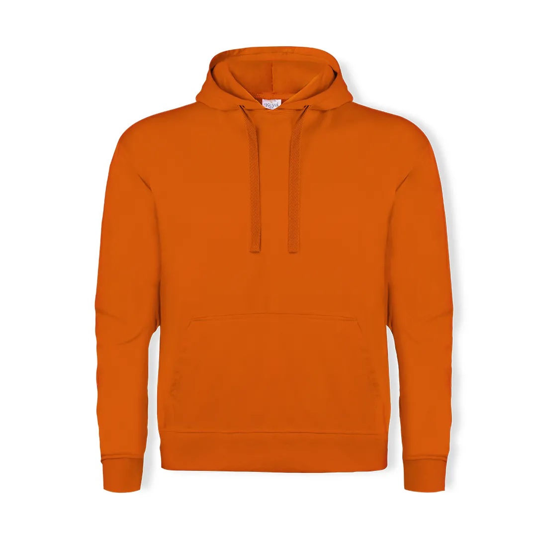 SUDADERA ADULTO CON CAPUCHA -KEYA- SWP28 NARANJA