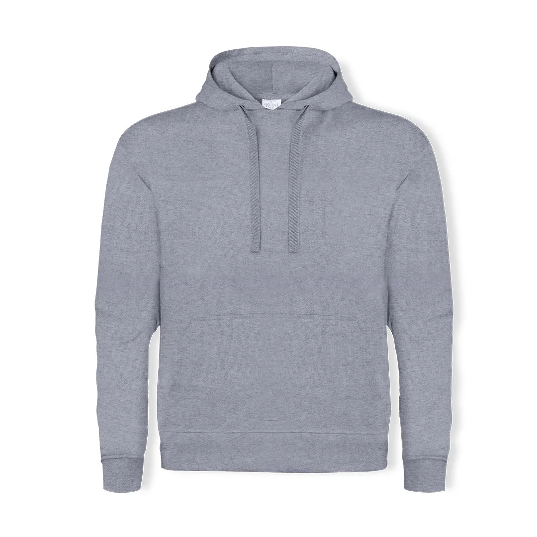 SUDADERA ADULTO CON CAPUCHA -KEYA- SWP28 GRIS