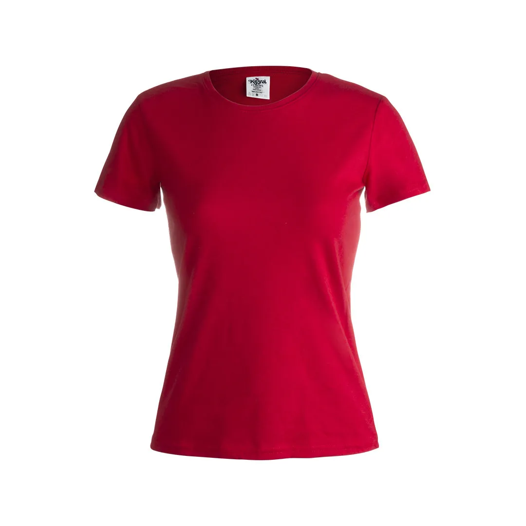 CAMISETA MUJER COLOR -KEYA- WCS150 ROJO