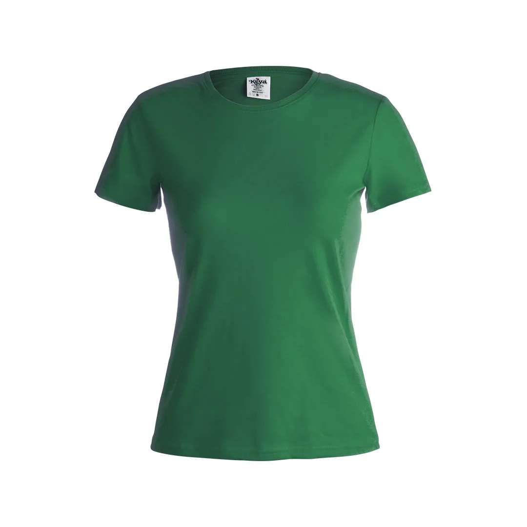 CAMISETA MUJER COLOR -KEYA- WCS150 VERDE