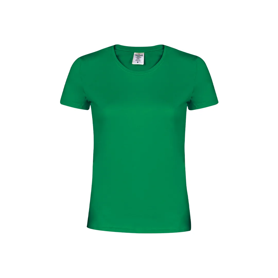 CAMISETA MUJER COLOR -KEYA- WCS180 VERDE