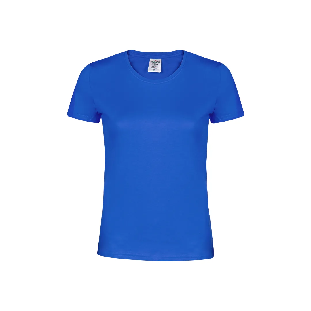 CAMISETA MUJER COLOR -KEYA- WCS180 AZUL
