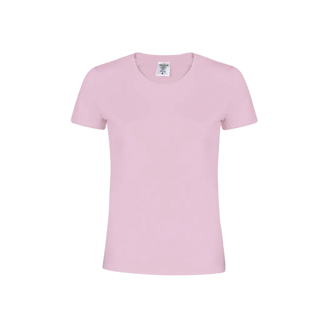 CAMISETA MUJER COLOR -KEYA- WCS180 ROSA