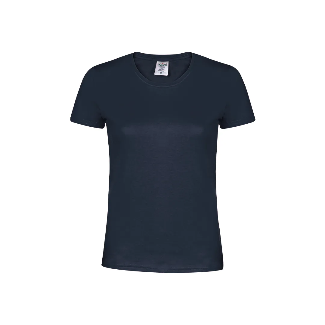 CAMISETA MUJER COLOR -KEYA- WCS180 Marino Oscuro