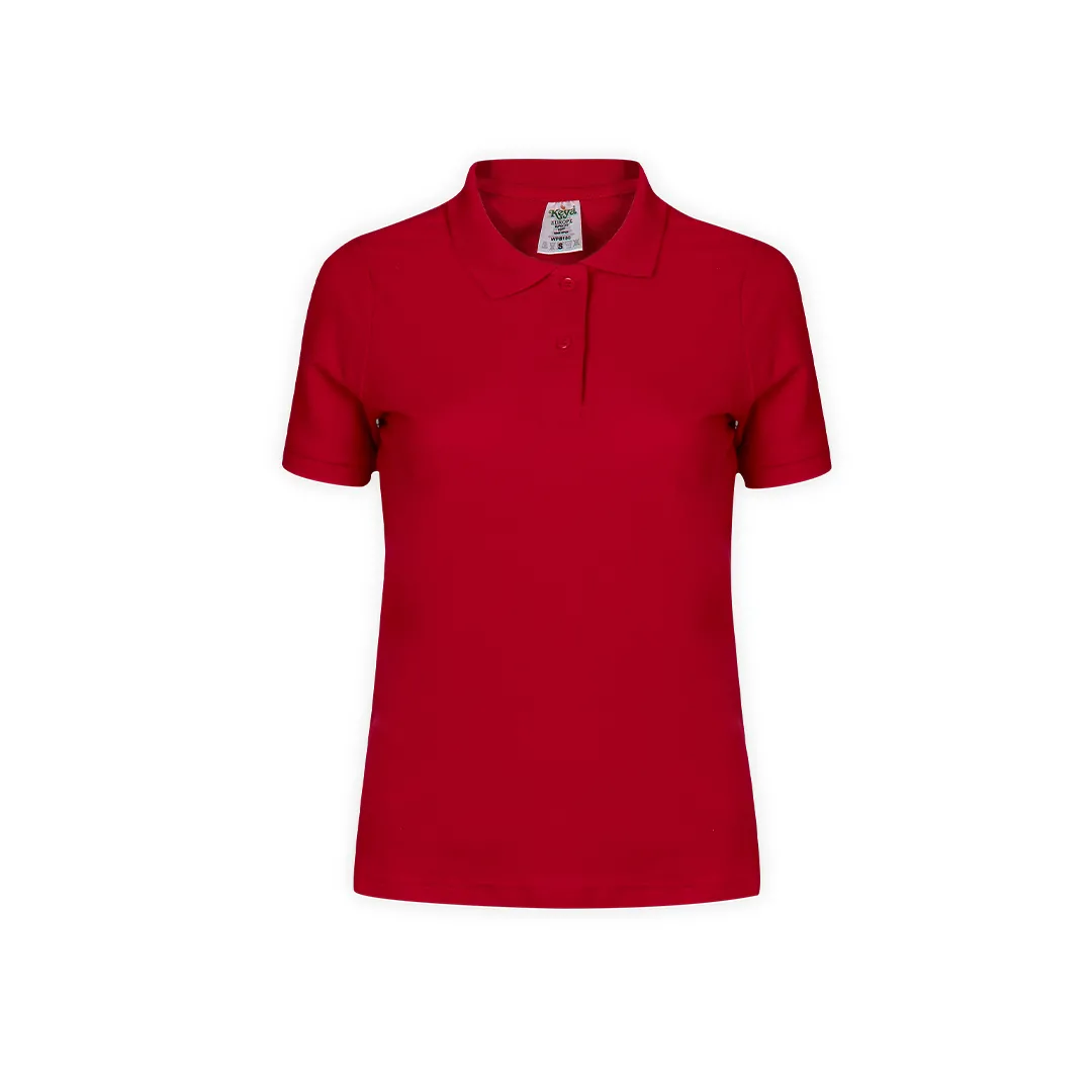 POLO MUJER COLOR -KEYA- WPS180 ROJO