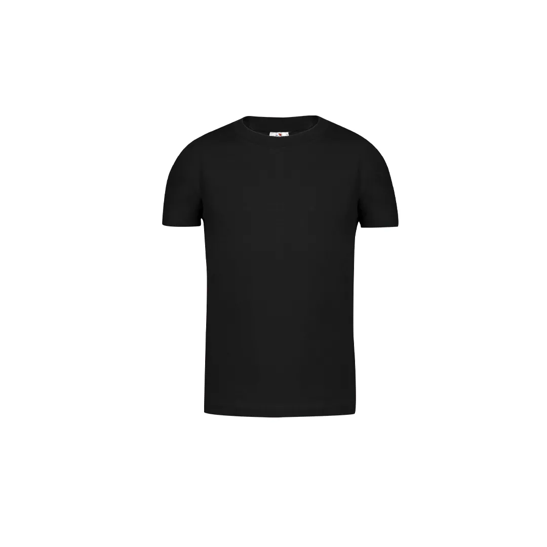 CAMISETA NIÑO COLOR -KEYA- YC150 NEGRO