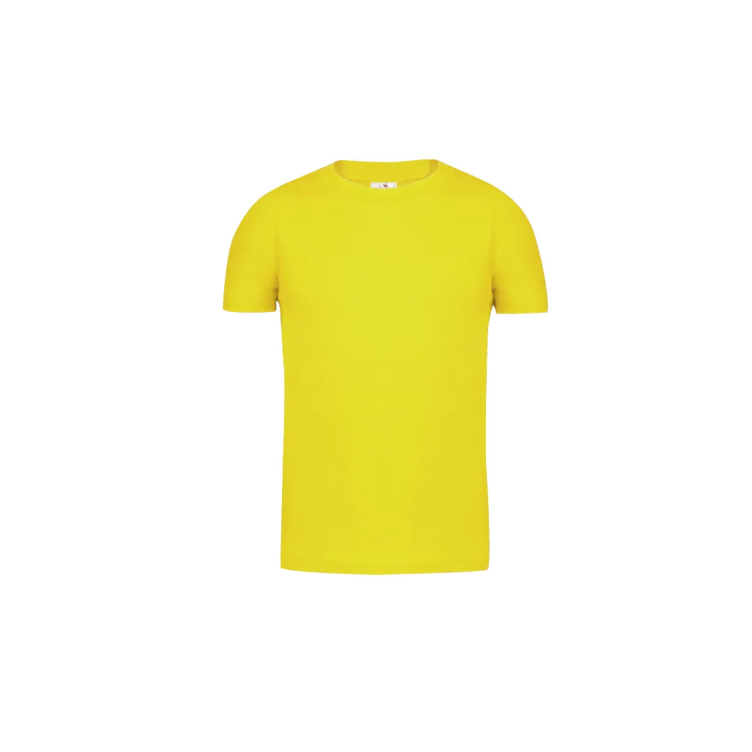 CAMISETA NIÑO COLOR -KEYA- YC150 AMARILLO