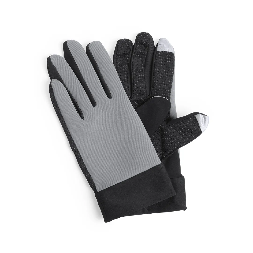 GUANTE DEPORTIVO TACTIL VANZOX GRIS