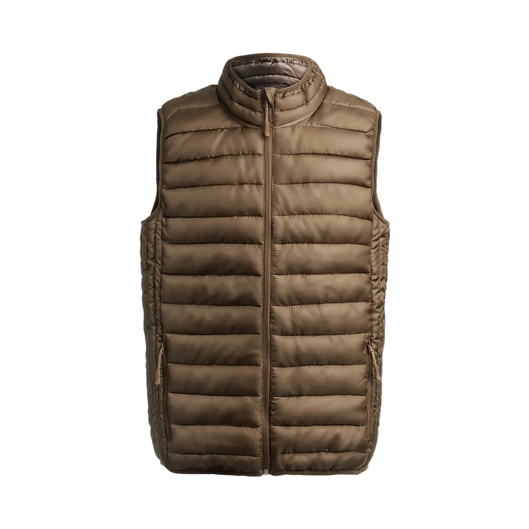 CHALECO BELSAN MARRON