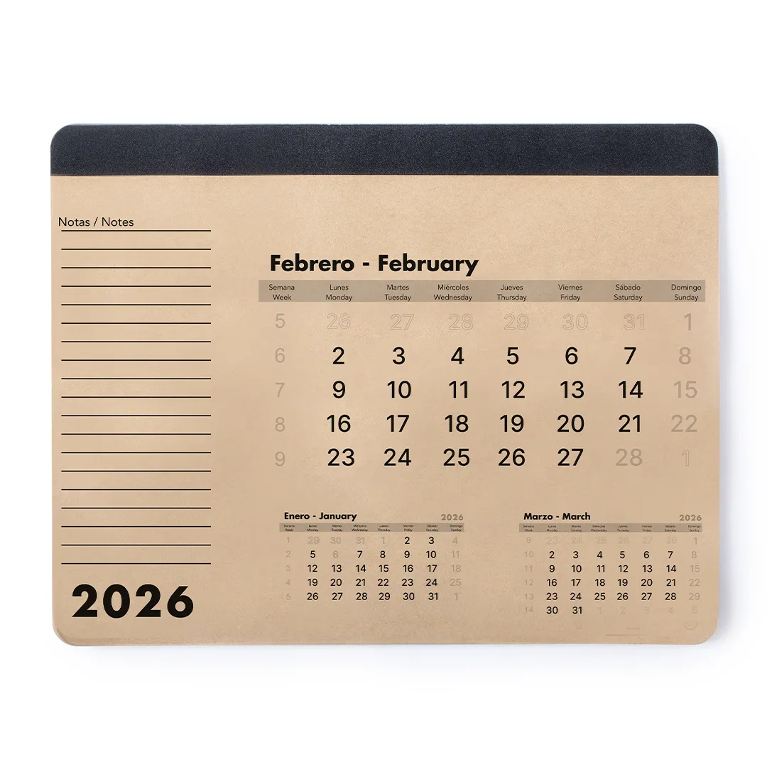 Alfombrilla Calendario Flen NATURAL