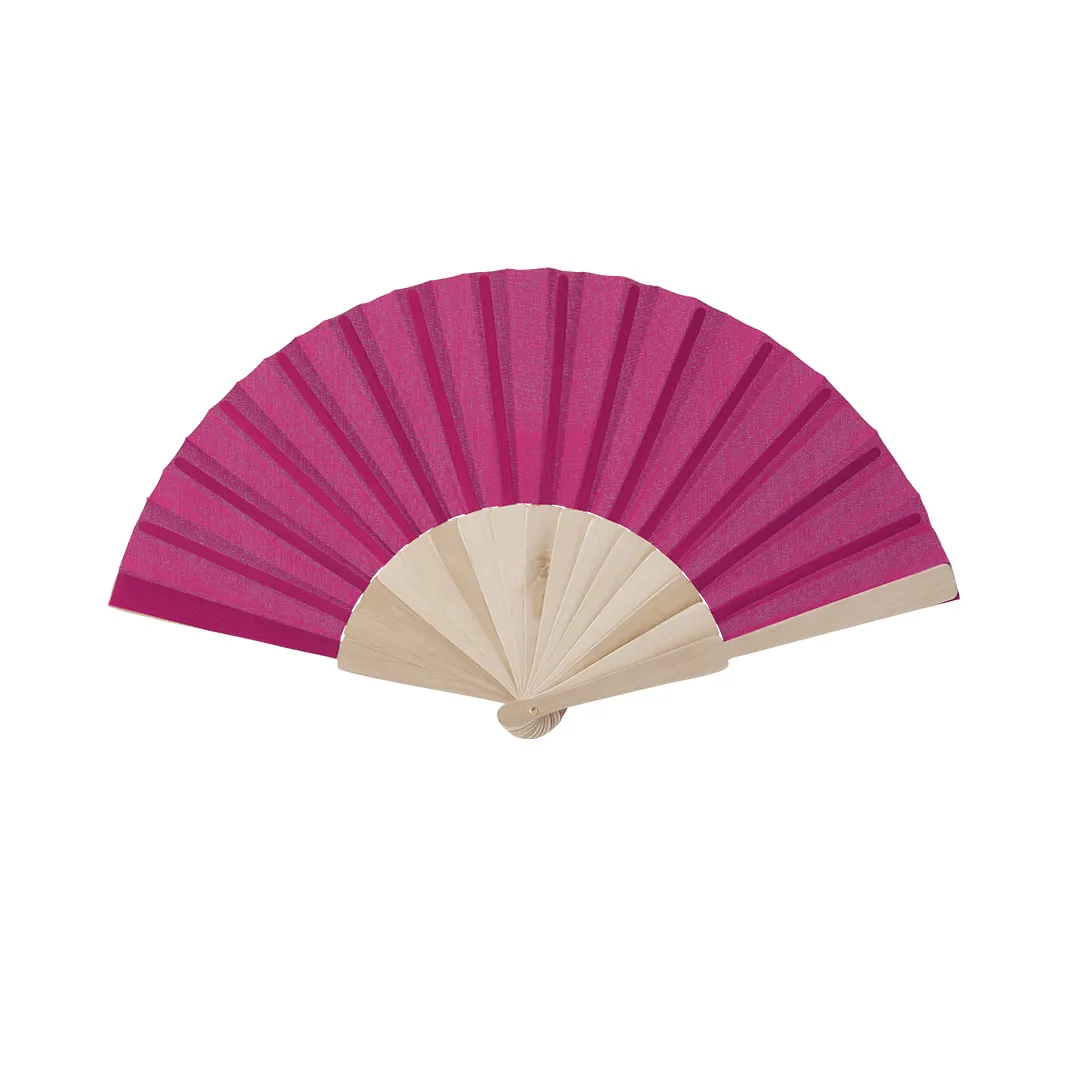 ABANICO FOLKLORE FUCSIA