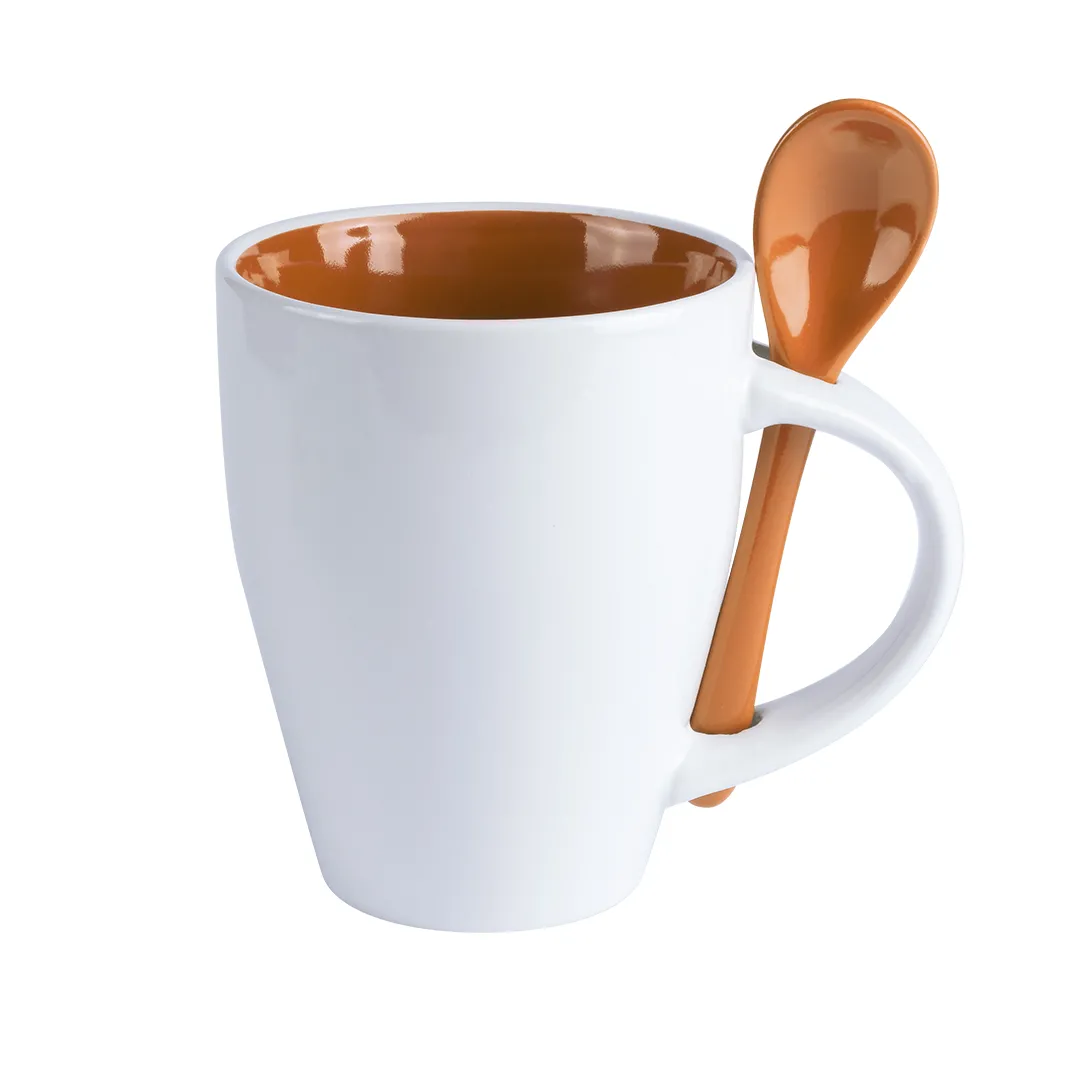 TAZA COTES NARANJA
